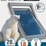 fereastra mansarda deposky polar pvc cu patru sticle
