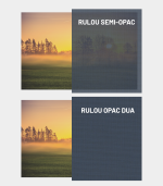 Rulou interior opac DEPOSKY DUA BLEUMARIN 4212 - imagine 3