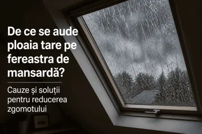 Acasa 71 zgomot fereastra mansarda