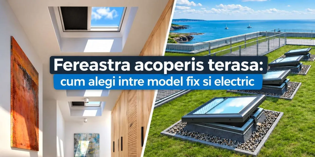 Fereastra terasa si fereastra acoperis