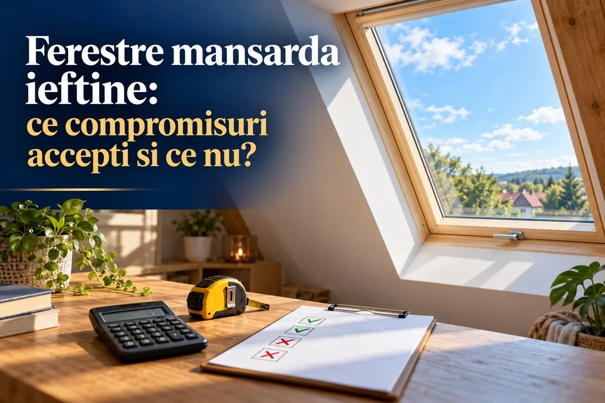 Ferestre mansarda ieftine: ce compromisuri accepti si ce nu? 1 Ferestre mansarda ieftine: ce compromisuri accepti si ce nu?